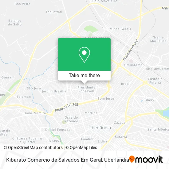 Kibarato Comércio de Salvados Em Geral map