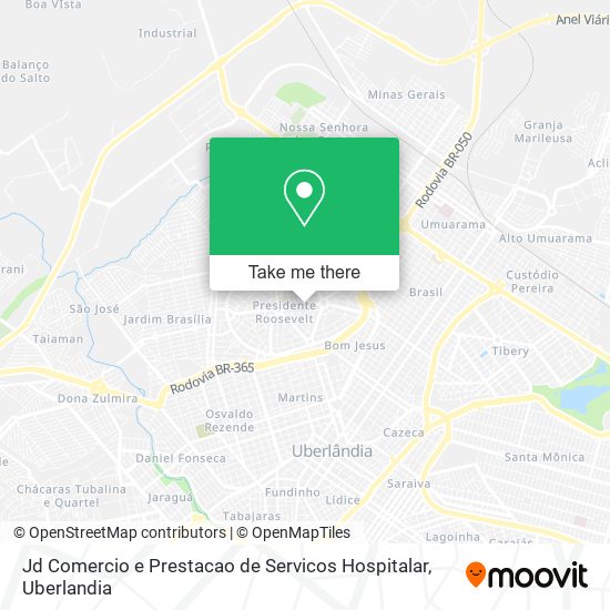 Jd Comercio e Prestacao de Servicos Hospitalar map