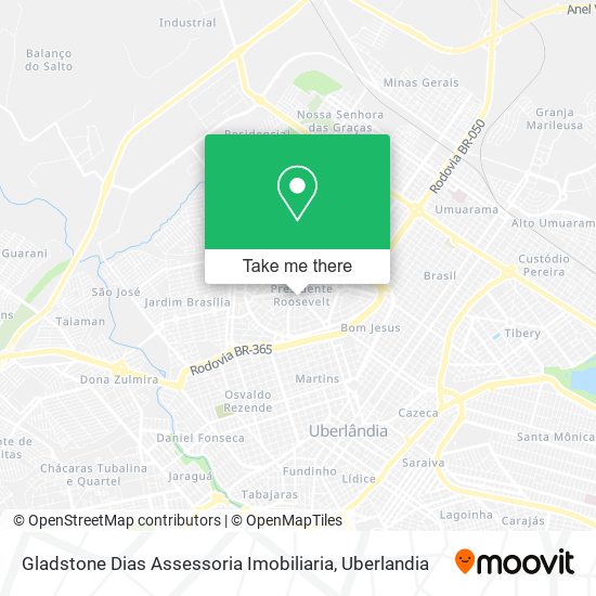 Mapa Gladstone Dias Assessoria Imobiliaria