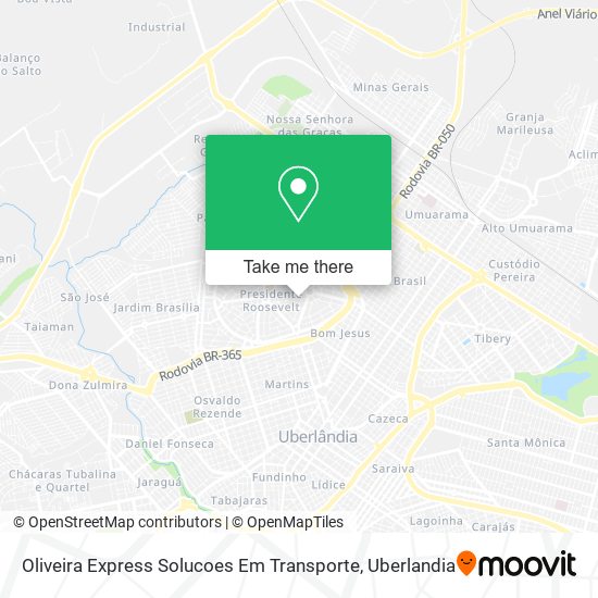 Mapa Oliveira Express Solucoes Em Transporte