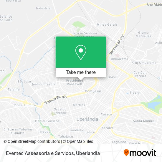 Mapa Eventec Assessoria e Servicos