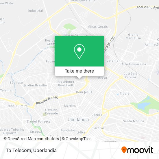 Tp Telecom map