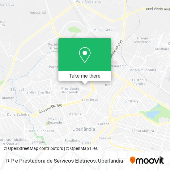 R P e Prestadora de Servicos Eletricos map