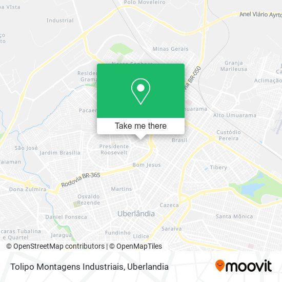 Mapa Tolipo Montagens Industriais