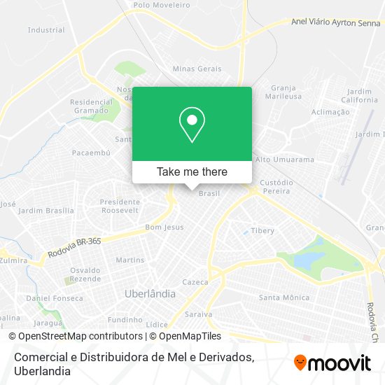 Comercial e Distribuidora de Mel e Derivados map