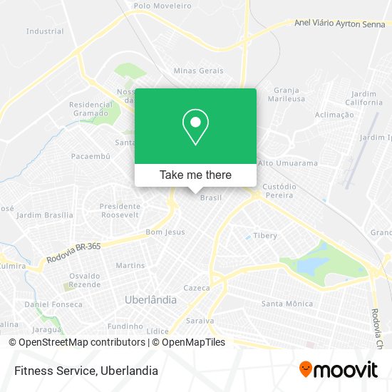 Fitness Service map