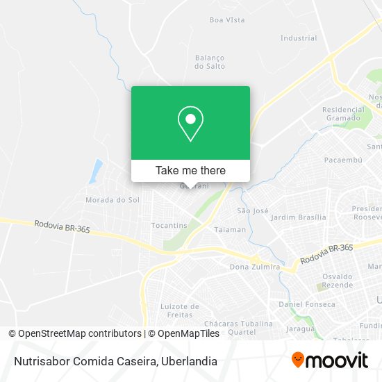 Nutrisabor Comida Caseira map