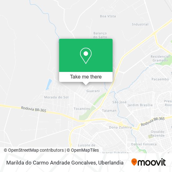 Mapa Marilda do Carmo Andrade Goncalves