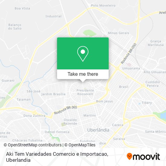 Mapa Aki Tem Variedades Comercio e Importacao