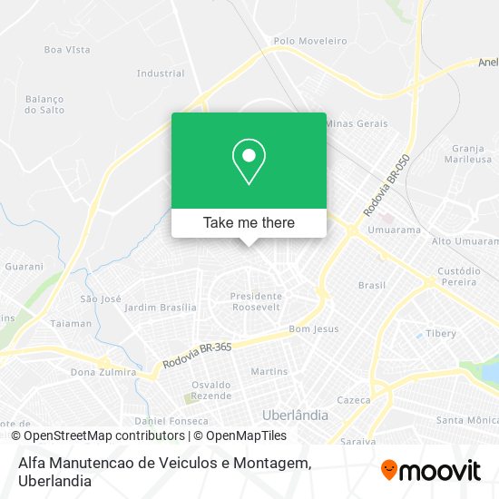 Alfa Manutencao de Veiculos e Montagem map