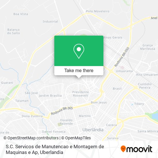 S.C. Servicos de Manutencao e Montagem de Maquinas e Ap map