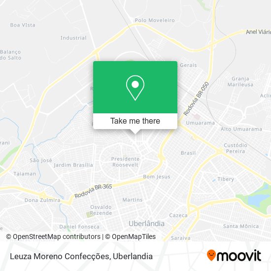 Leuza Moreno Confecções map