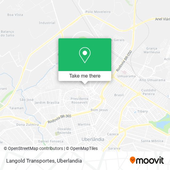 Langold Transportes map