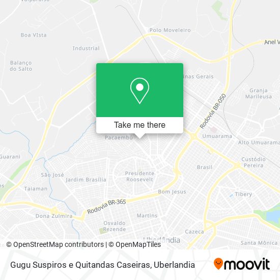 Gugu Suspiros e Quitandas Caseiras map