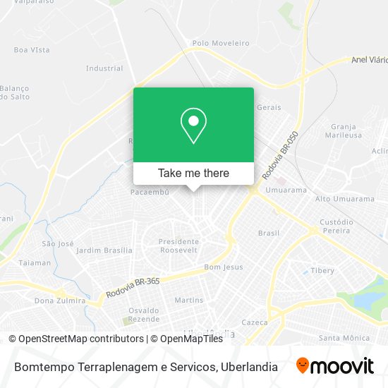 Mapa Bomtempo Terraplenagem e Servicos