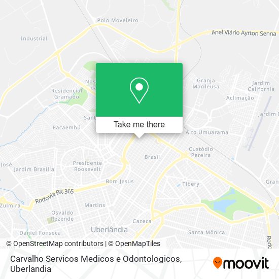 Mapa Carvalho Servicos Medicos e Odontologicos