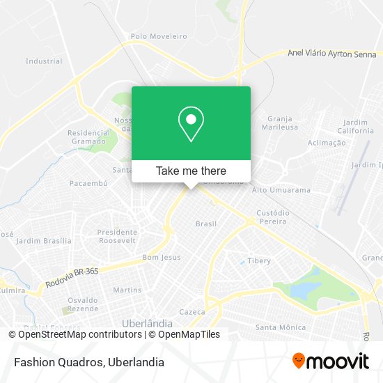 Fashion Quadros map