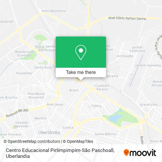 Mapa Centro Educacional Pirlimpimpim-São Paschoall