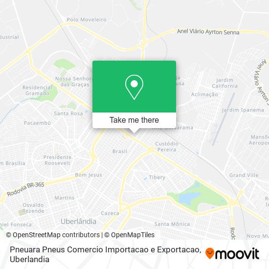 Pneuara Pneus Comercio Importacao e Exportacao map