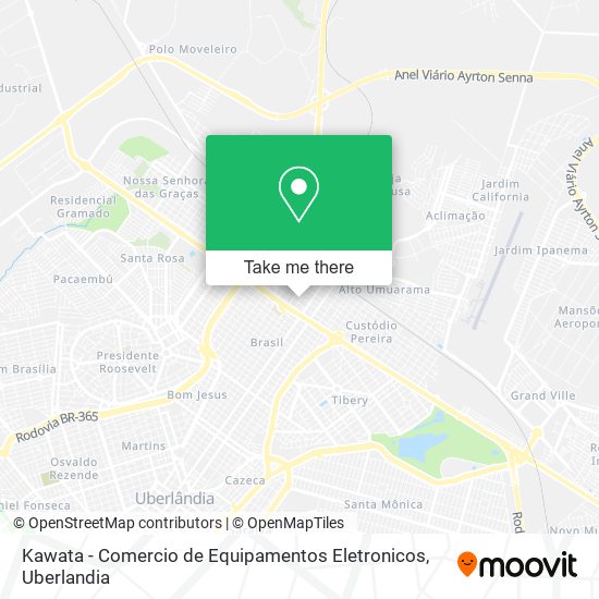 Mapa Kawata - Comercio de Equipamentos Eletronicos