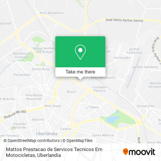 Mattos Prestacao de Servicos Tecnicos Em Motocicletas map