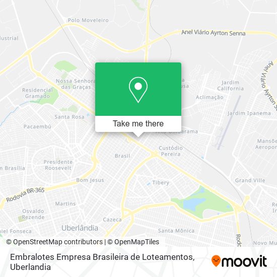 Embralotes Empresa Brasileira de Loteamentos map