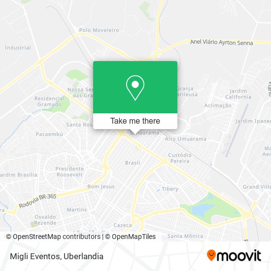 Mapa Migli Eventos