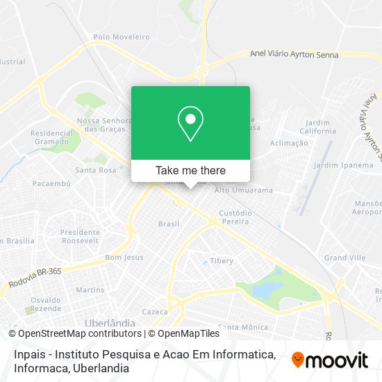 Inpais - Instituto Pesquisa e Acao Em Informatica, Informaca map