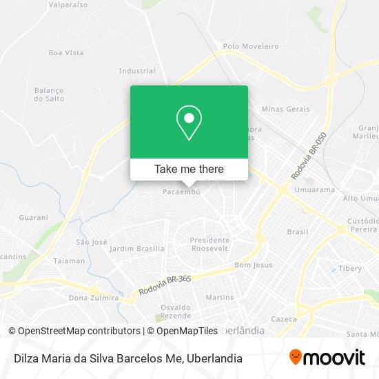 Dilza Maria da Silva Barcelos Me map