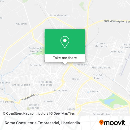 Mapa Roma Consultoria Empresarial