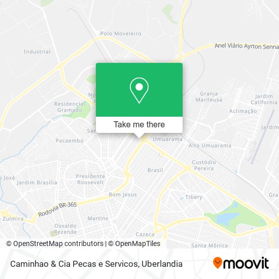 Mapa Caminhao & Cia Pecas e Servicos