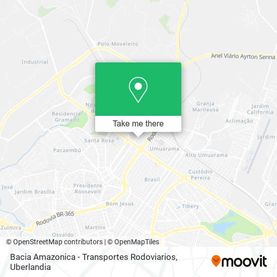Bacia Amazonica - Transportes Rodoviarios map