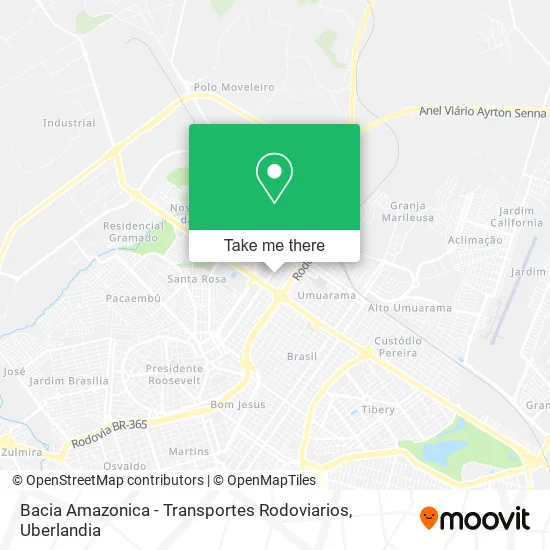 Bacia Amazonica - Transportes Rodoviarios map