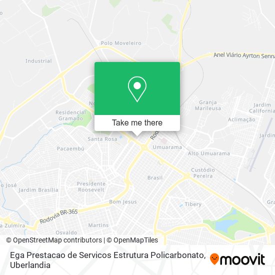 Ega Prestacao de Servicos Estrutura Policarbonato map