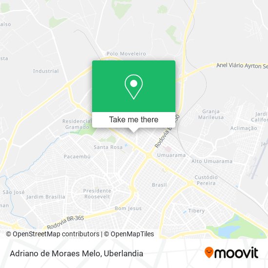 Adriano de Moraes Melo map