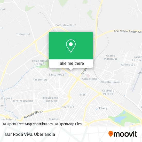 Bar Roda Viva map