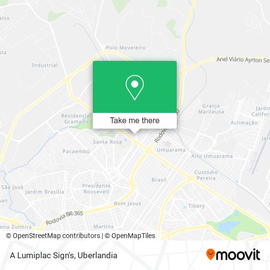 A Lumiplac Sign's map