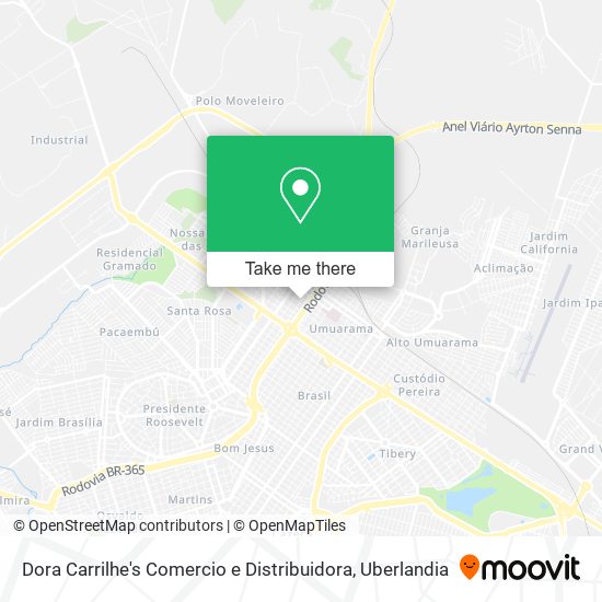 Dora Carrilhe's Comercio e Distribuidora map