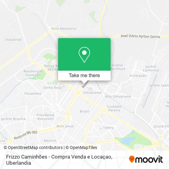 Frizzo Caminhões - Compra Venda e Locaçao map