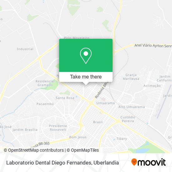 Mapa Laboratorio Dental Diego Fernandes