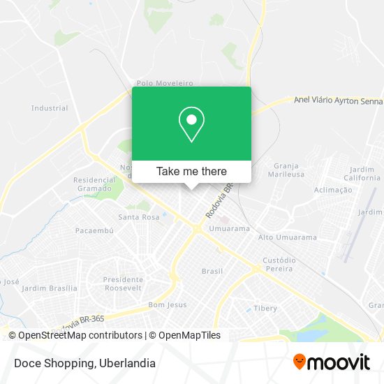 Doce Shopping map