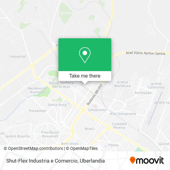 Mapa Shut-Flex Industria e Comercio