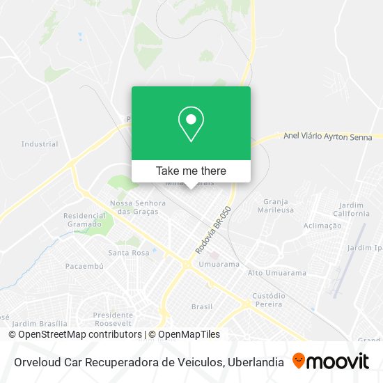 Orveloud Car Recuperadora de Veiculos map