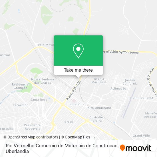 Rio Vermelho Comercio de Materiais de Construcao map