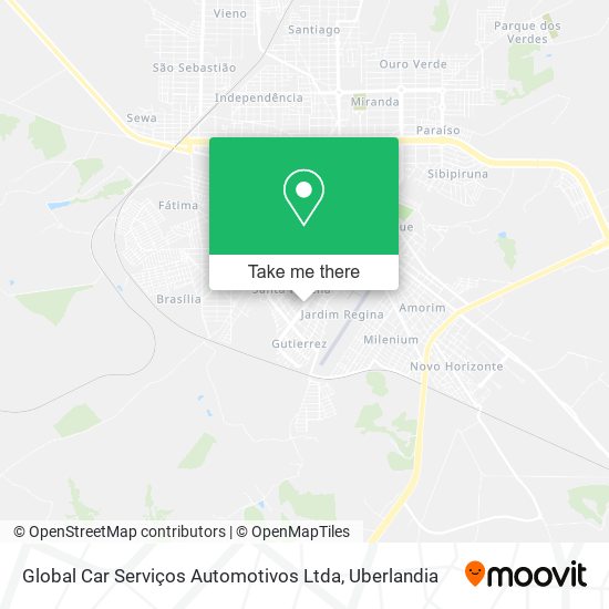 Global Car Serviços Automotivos Ltda map