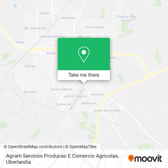 Mapa Agram Servicos Producao E Comercio Agricolas