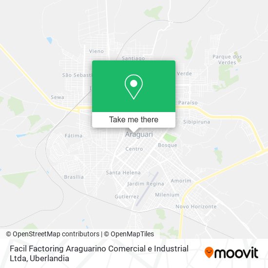 Facil Factoring Araguarino Comercial e Industrial Ltda map