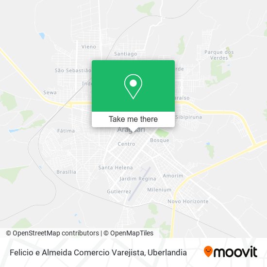 Felicio e Almeida Comercio Varejista map