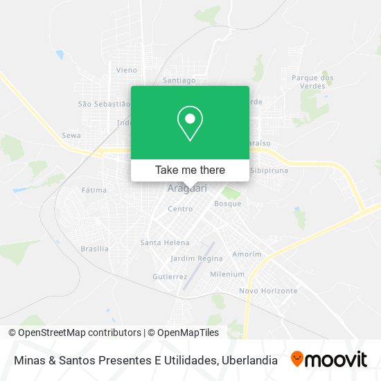 Mapa Minas & Santos Presentes E Utilidades