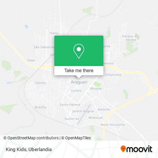 King Kids map